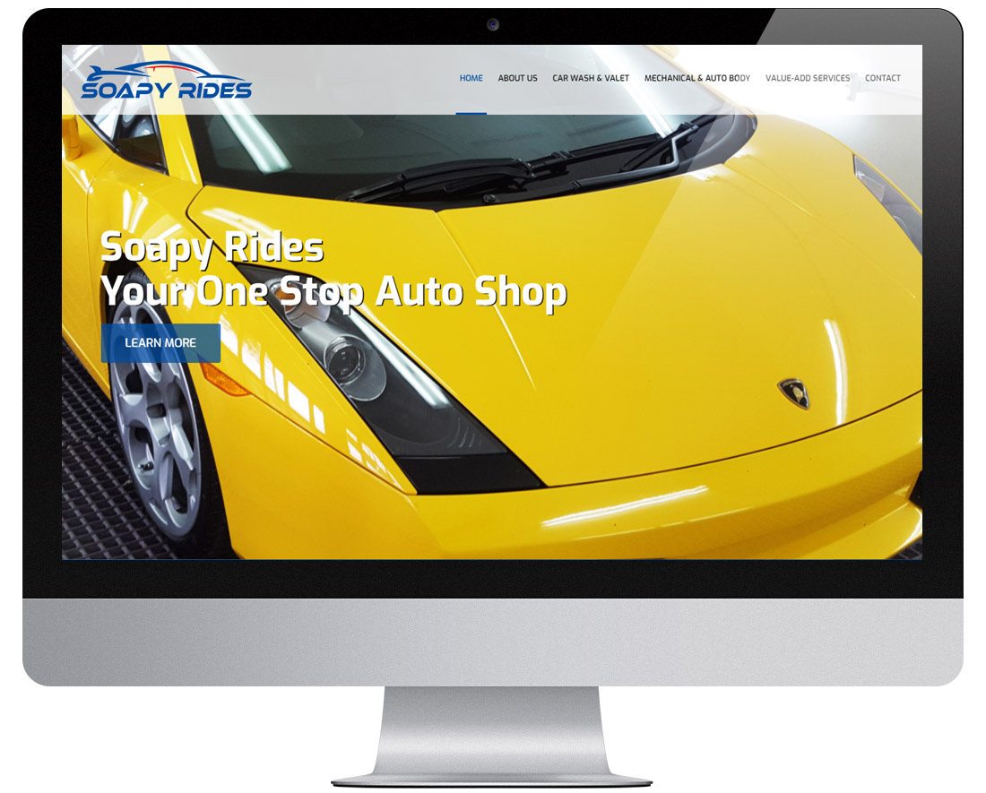 Website Soapy Rides